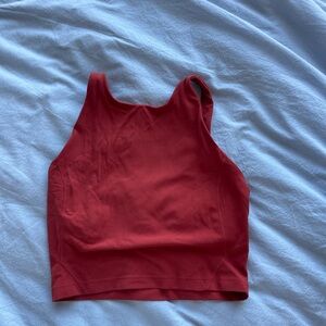 Lululemon Athletica Red Tank Top